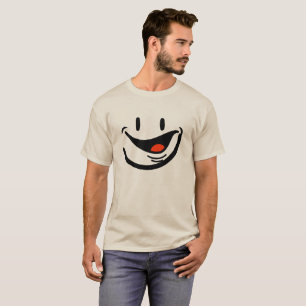 Camiseta Camisa-T básica de smileys face