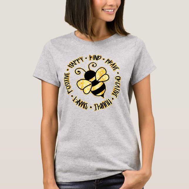 Camiseta Camisa-T básica de uso feminino (Frente)