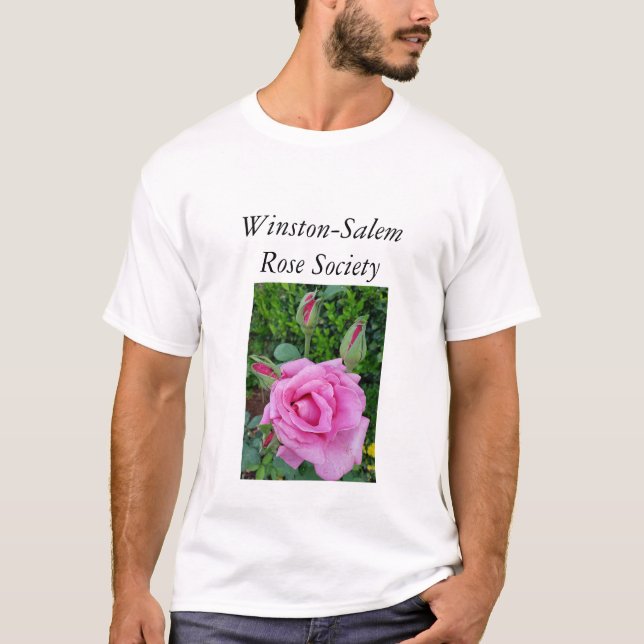 Camiseta Camisa-T básica masculina da Sociedade Rosa Winsto (Frente)