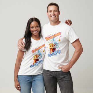 Camiseta Camisa-T "Bienvenue Bubble Up 2025"