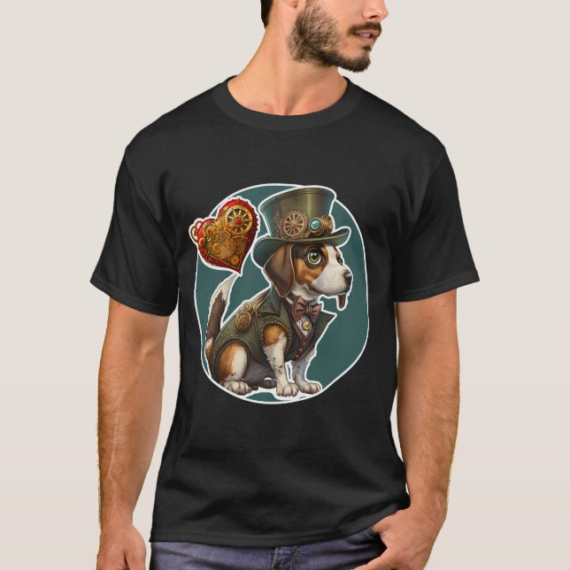 Camiseta Camisa-T-Cachorro-Beagle (Frente)