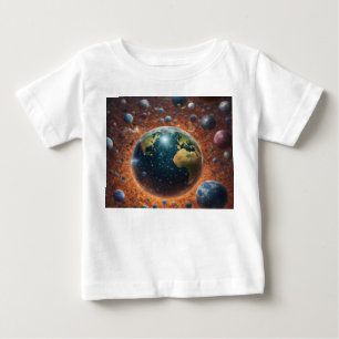 Camiseta Camisa-T Celestial Harmonia Terra