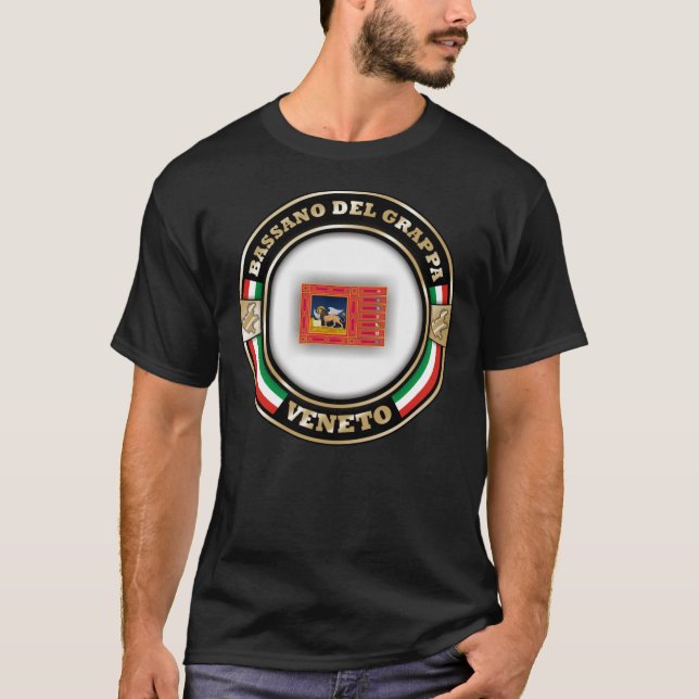 Camiseta Camisa-T clássica Bassano Del Grappa Veneto (Frente)