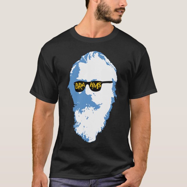 Camiseta Camisa-T clássica Brahms (Frente)