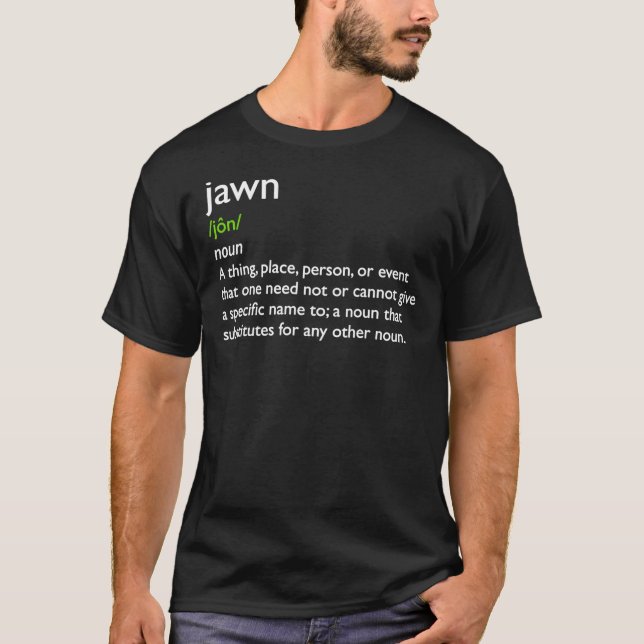 Camiseta Camisa-T Clássica De Jawn (Frente)