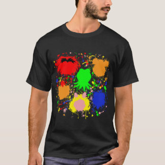 Camiseta Camisa-T Clássica de Muppet Splatter