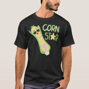 Camiseta Camisa-T Clássica do Corn Star