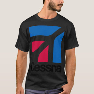 Camiseta Camisa-T clássica do logotipo Cessna