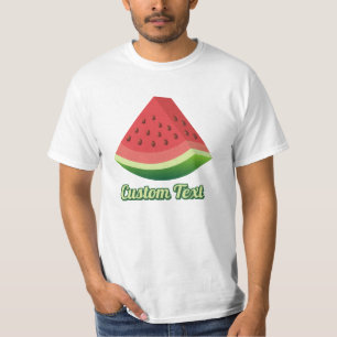 Camiseta Camisa-T com fatia de melancia