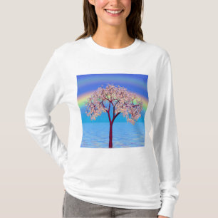 Camiseta Camisa-T da árvore do florê