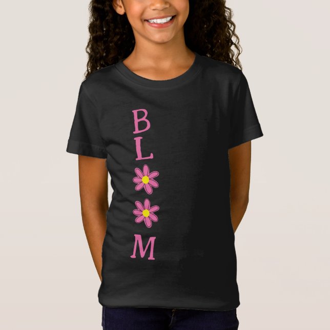 Camiseta Camisa-T da Bloom Flowers (Frente)