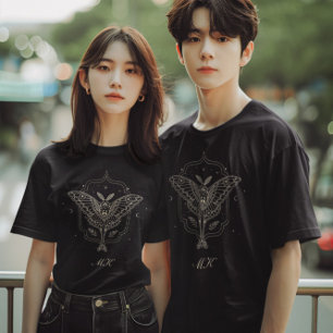 Camiseta Camisa-T da borboleta Celestial