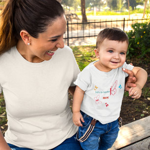 Camiseta Camisa-T da borboleta multicoloração