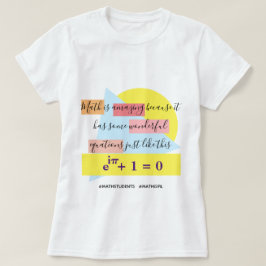 Camiseta Camisa-T da Equação Maravilhosa de Matemática