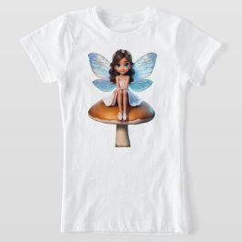 Camiseta Camisa-T da Fantasy Fairy Girl