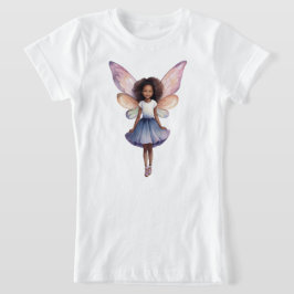 Camiseta Camisa-T da Fantasy Fairy Girl
