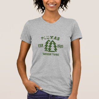 Camiseta Camisa-T da Floresta Nacional Plumas