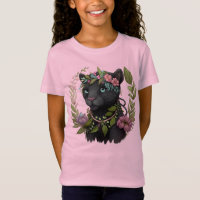 Camisa-T da Menina Negra Sassy
