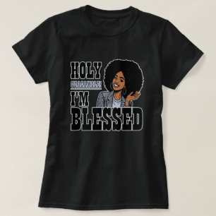 Camiseta Camisa-T da mulher abençoada