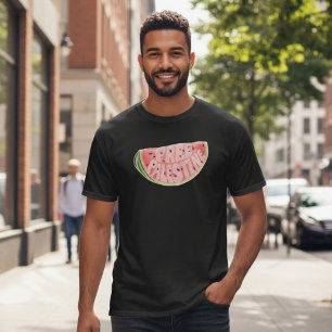 Camiseta Camisa-T da Palestina Livre de Melancia