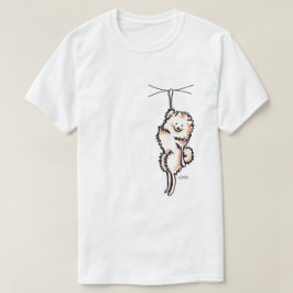 Camiseta Camisa-T da Pomerânia Branca