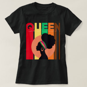 Camiseta Camisa-T da Rainha Africana