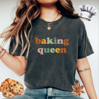 Camiseta Camisa-T da Rainha Baking