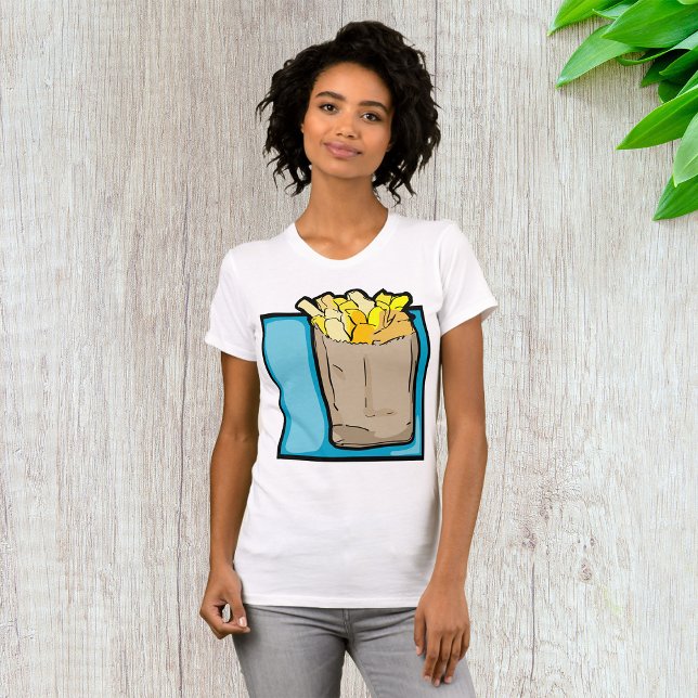 Camiseta Camisa-T das Fries francesas (Criador carregado)