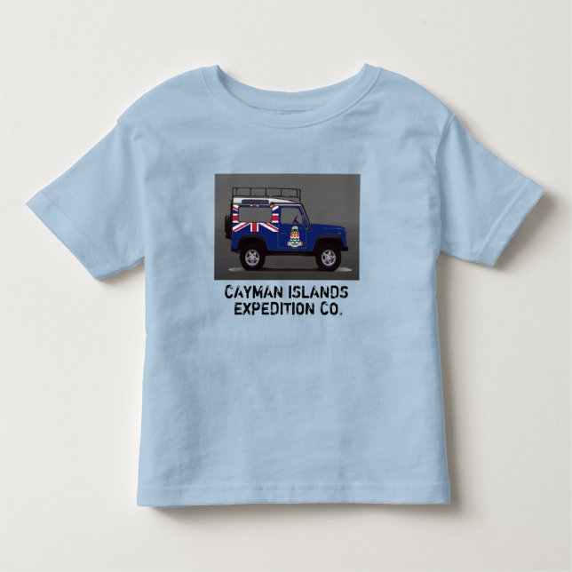 Camiseta Camisa-T das ILHAS CAYMAN (Frente)