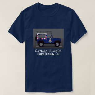 Camiseta Camisa-T das ILHAS CAYMAN