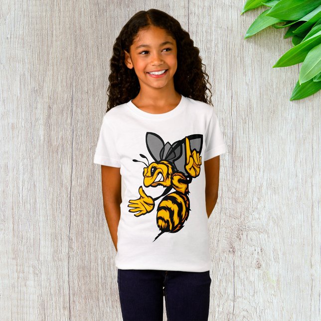Camiseta Camisa-T das Meninas de Abelhas Fierce (Criador carregado)
