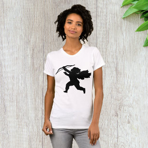 Camiseta Camisa-T das mulheres da Silhouette Cupida