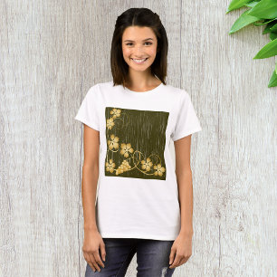 Camiseta Camisa-T das mulheres de vinho