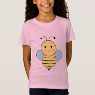 Camiseta Camisa-T De Abelhas Cutas