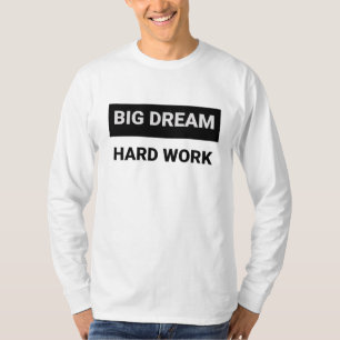 Camiseta Camisa-T de abertura de neon motivacional