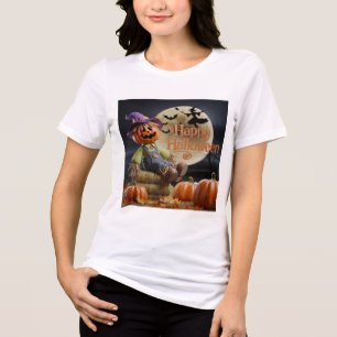 Camiseta Camisa-T de abóbora-bosta