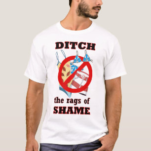Camiseta Camisa-T de Aceitação de Corpo - Escoar os trapos 