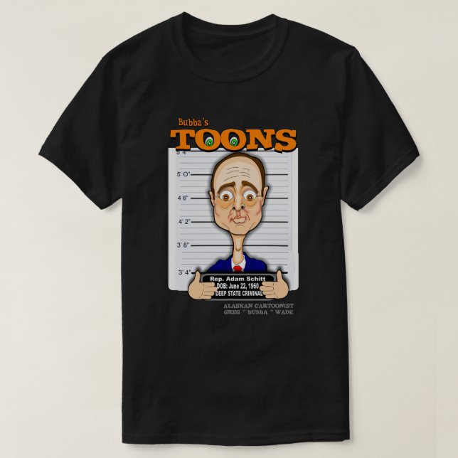 Camiseta Camisa-T de ADAM SCHIFF (Frente do Design)