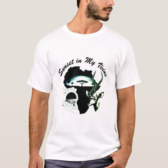 Camiseta Camisa-T de adeptos africanos (Frente)