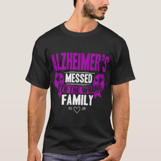 Camiseta Camisa-T De Alzheimer - Doença De Alzheimer