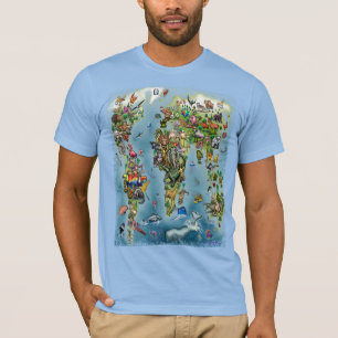 Camiseta Camisa-T de Animais