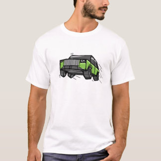 Camiseta Camisa-T de Aventura de Automóvel SUV
