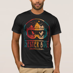 Camiseta Camisa-T de Aventura de Esqui Chester Bowl