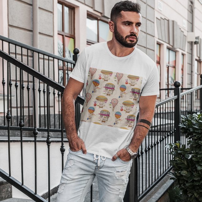 Camiseta Camisa-T de Balões de Ar Quente Disfarçados (Criador carregado)