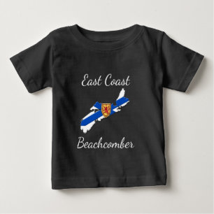 Camiseta Camisa-T de Beachcomber Nova Escotia na Costa Lest