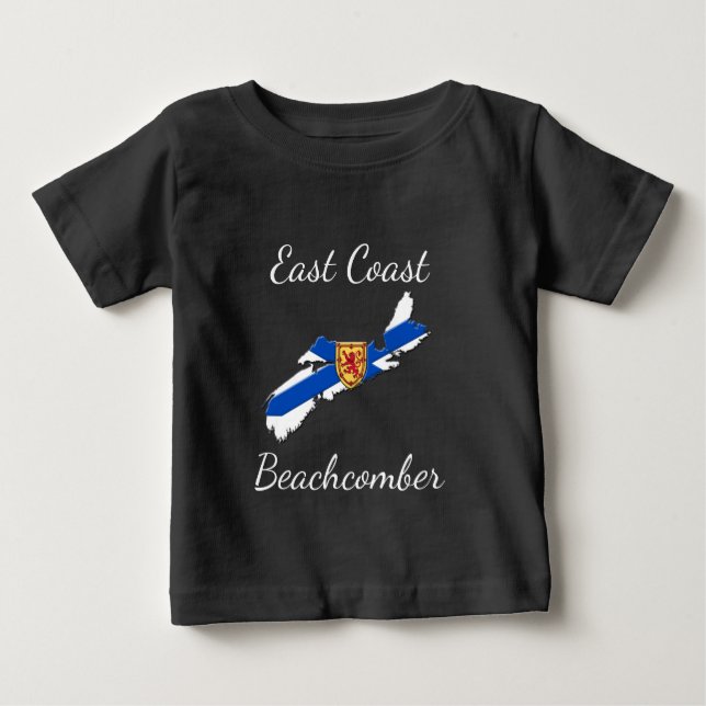 Camiseta Camisa-T de Beachcomber Nova Escotia na Costa Lest (Frente)