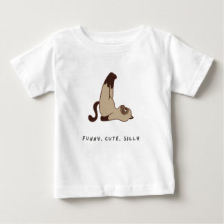 Camiseta Camisa-T De Bebê De Gato Fresco - bobo - Estilo Ad