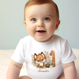 Camiseta Camisa-T de bebê primeiro aniversario de queda de 