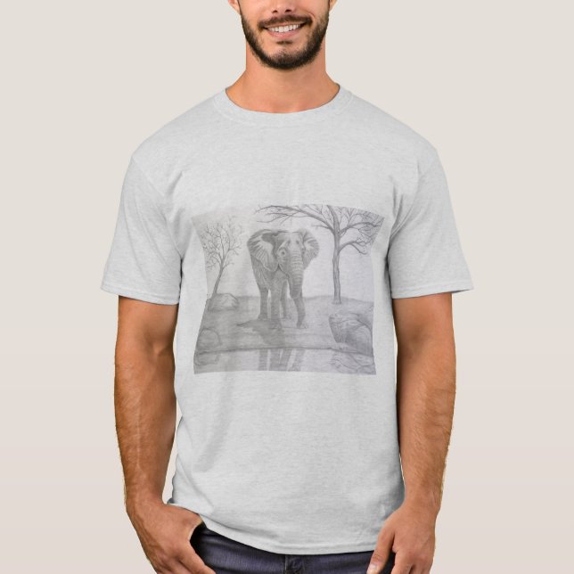 Camiseta Camisa-T de Binti Men (Frente)