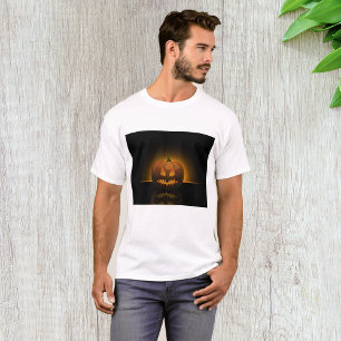 Camiseta Camisa-T de Bombeiros de Halloween brilhantes